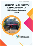 Analisis Hasil Survei Kebutuhan Data BPS Kabupaten Bojonegoro 2022